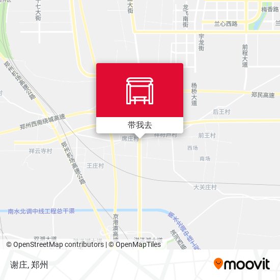 谢庄地图
