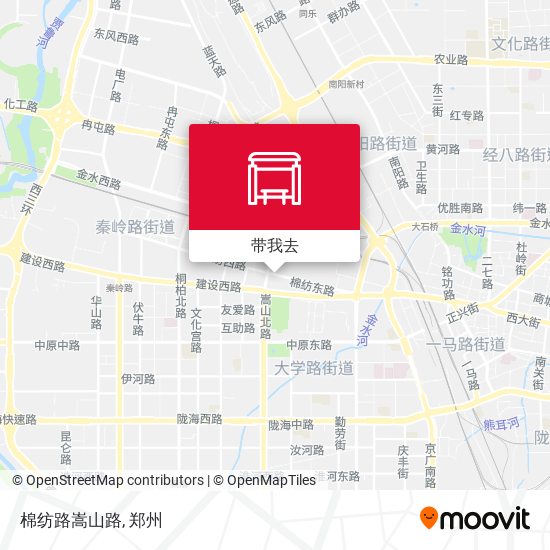 棉纺路嵩山路地图