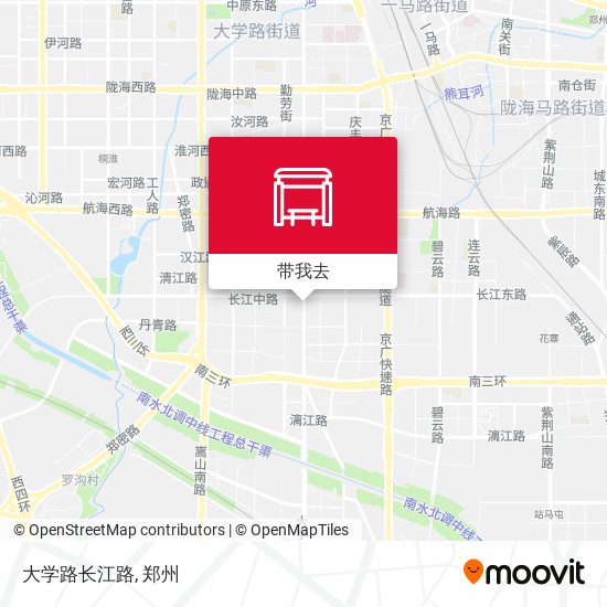 大学路长江路地图