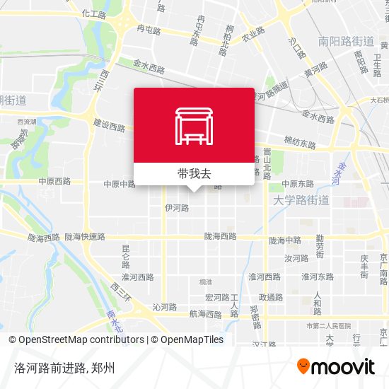 洛河路前进路地图