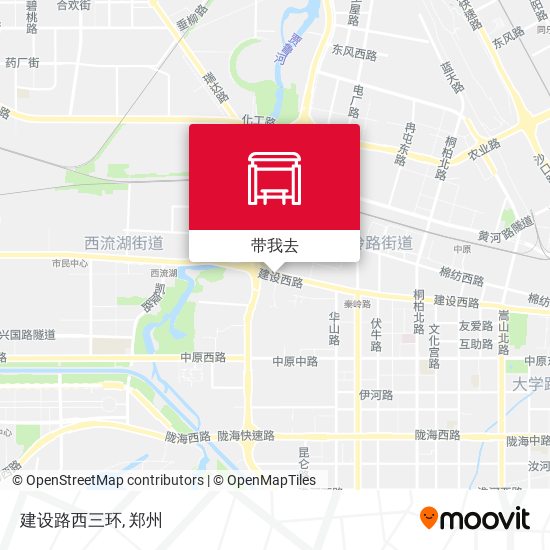 建设路西三环地图