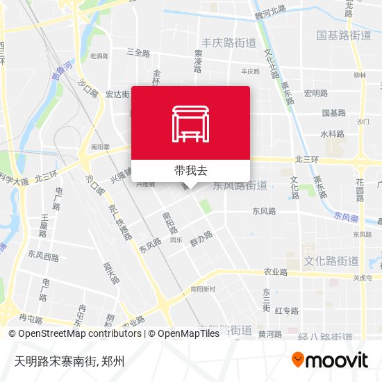 天明路宋寨南街地图