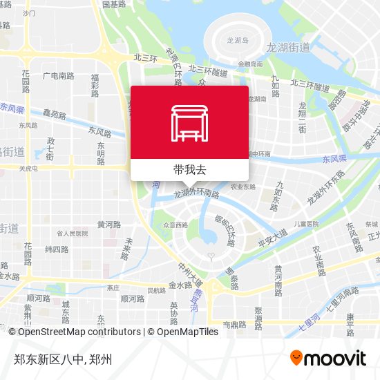 郑东新区八中地图