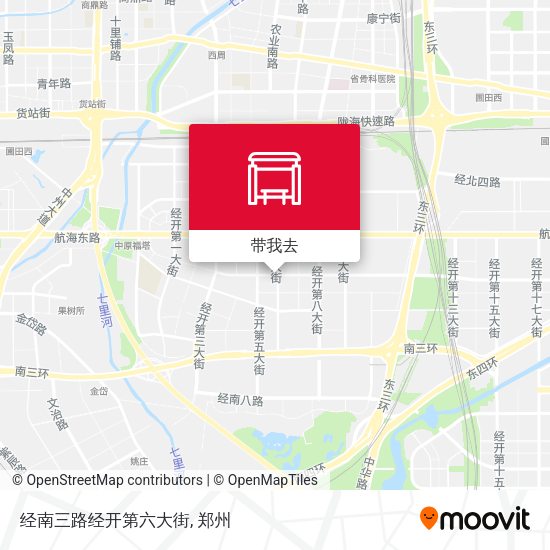 经南三路经开第六大街地图
