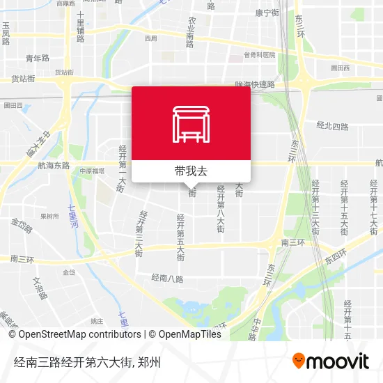 经南三路经开第六大街地图