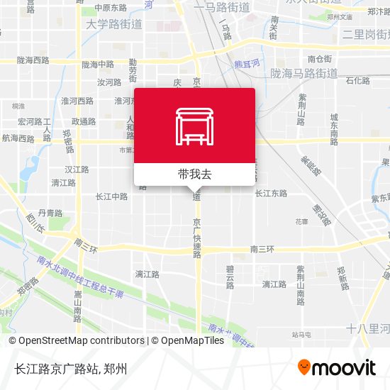 长江路京广路站地图