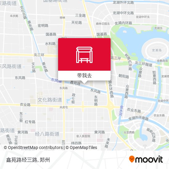 鑫苑路经三路地图