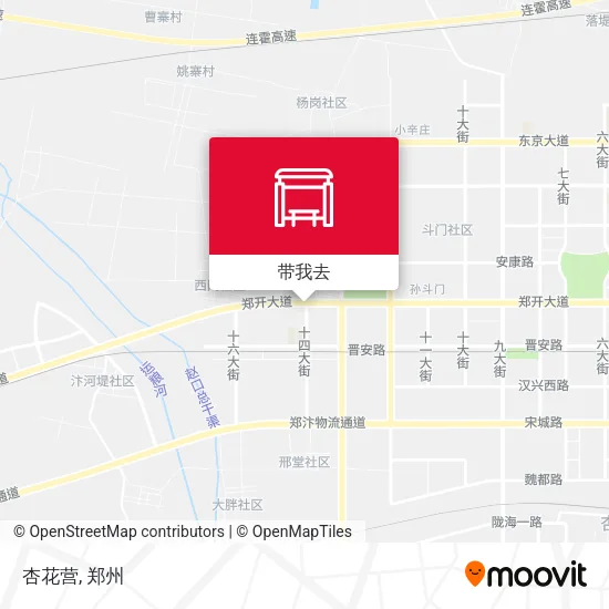 杏花营地图