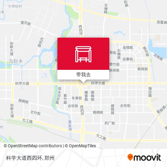 科学大道西四环地图