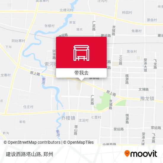 建设西路塔山路地图