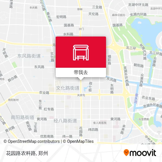 花园路农科路地图
