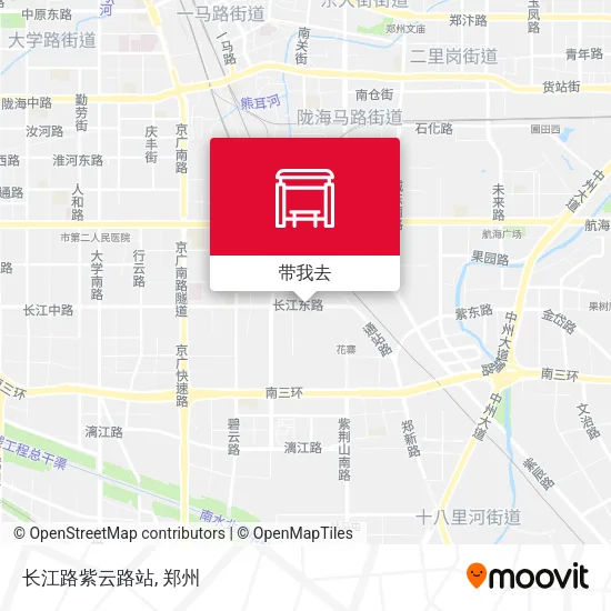 长江路紫云路站地图