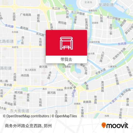 商务外环路众意西路地图