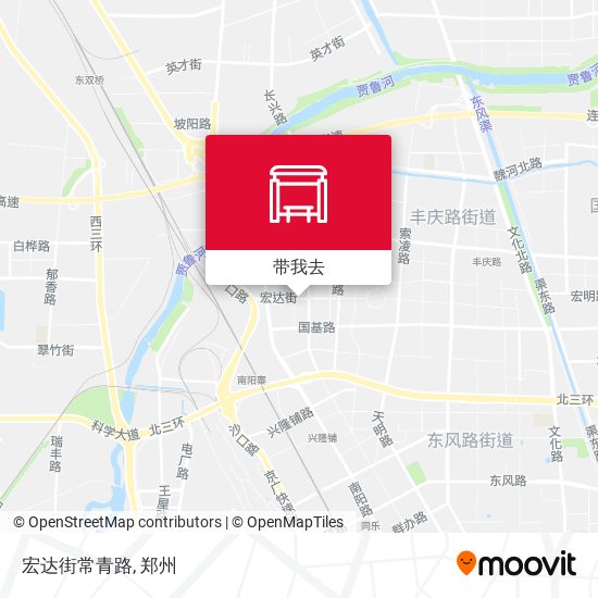 宏达街常青路地图