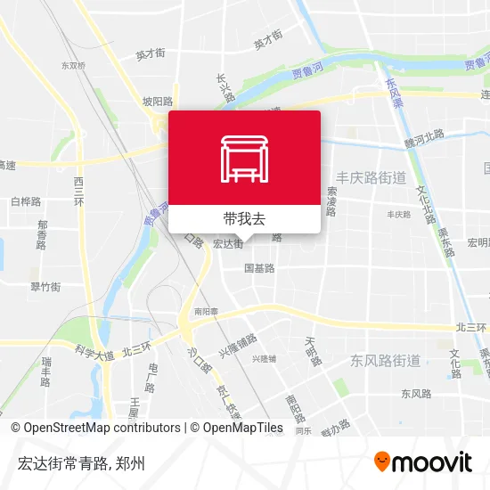 宏达街常青路地图