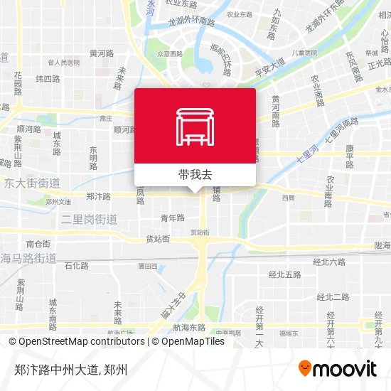 郑汴路中州大道地图
