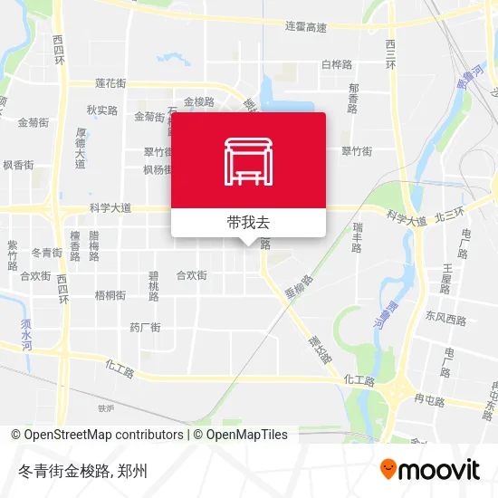 冬青街金梭路地图