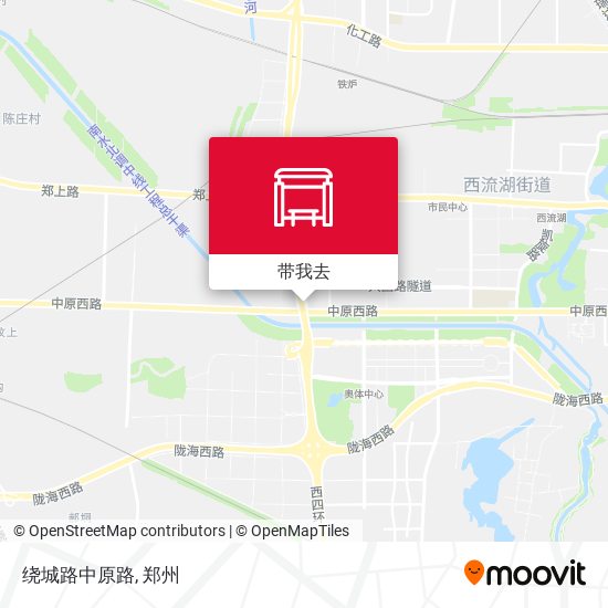 绕城路中原路地图