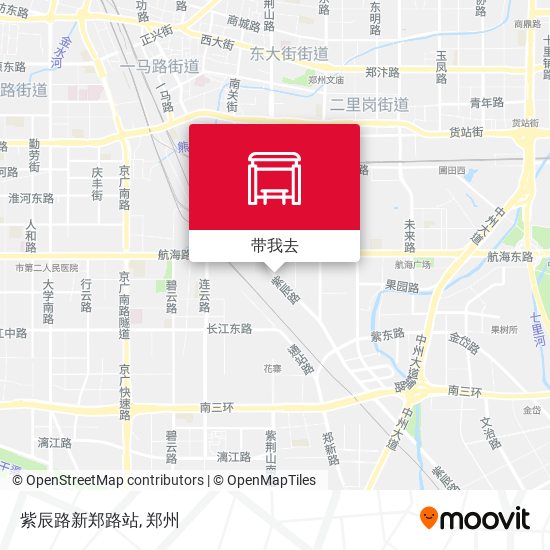 紫辰路新郑路站地图