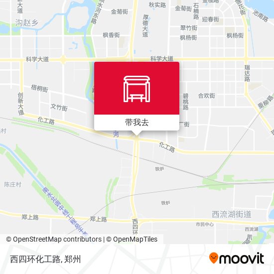 西四环化工路地图