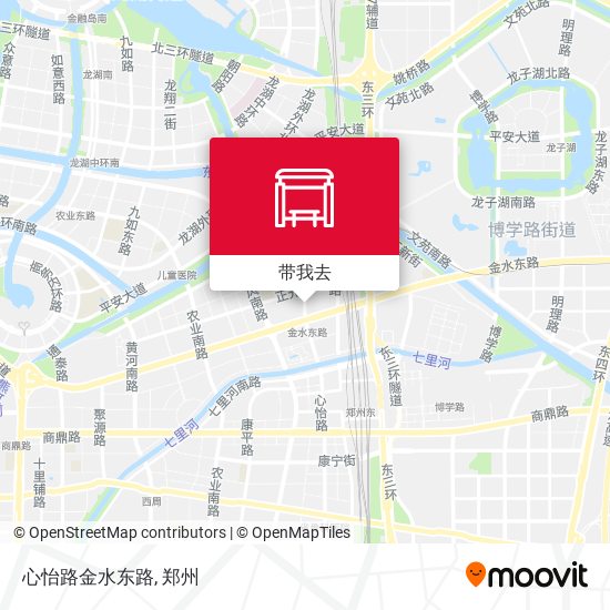 心怡路金水东路地图