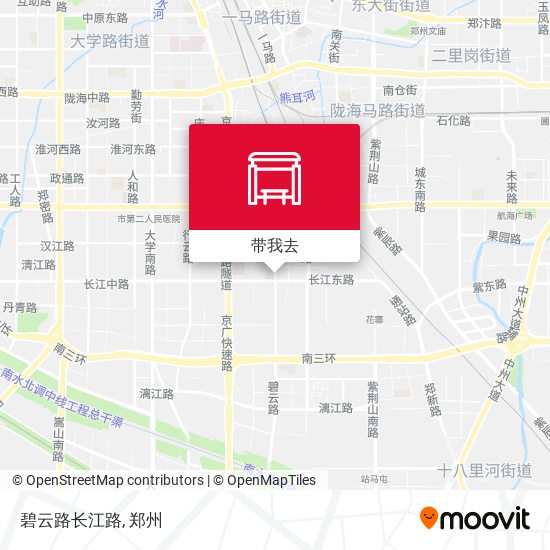 碧云路长江路地图