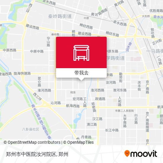 郑州市中医院汝河院区地图