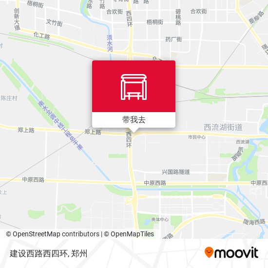建设西路西四环地图