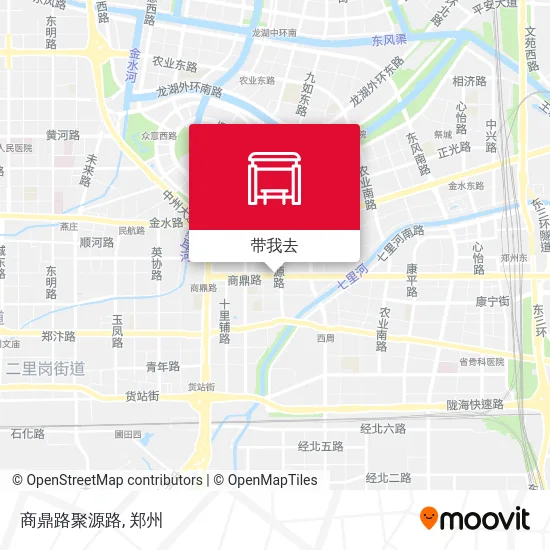 商鼎路聚源路地图