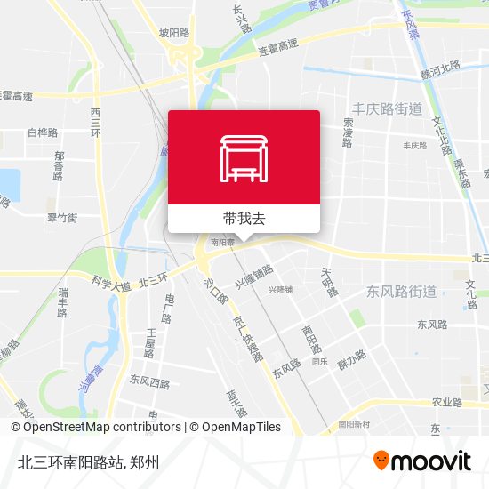 北三环南阳路站地图