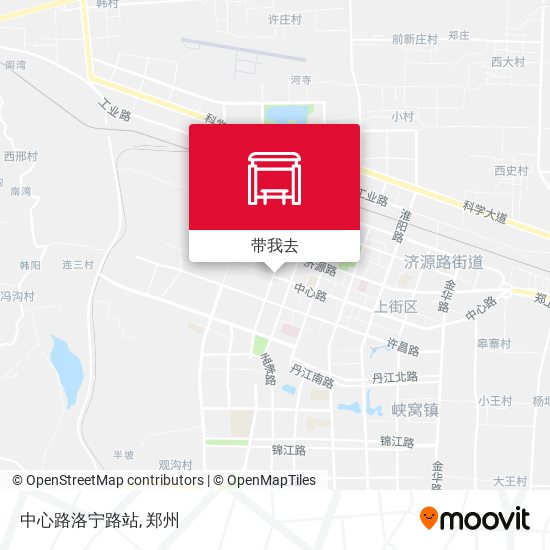 中心路洛宁路站地图