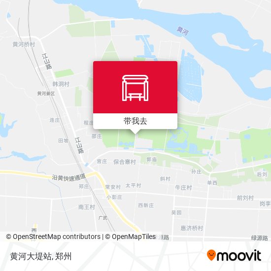 黄河大堤站地图