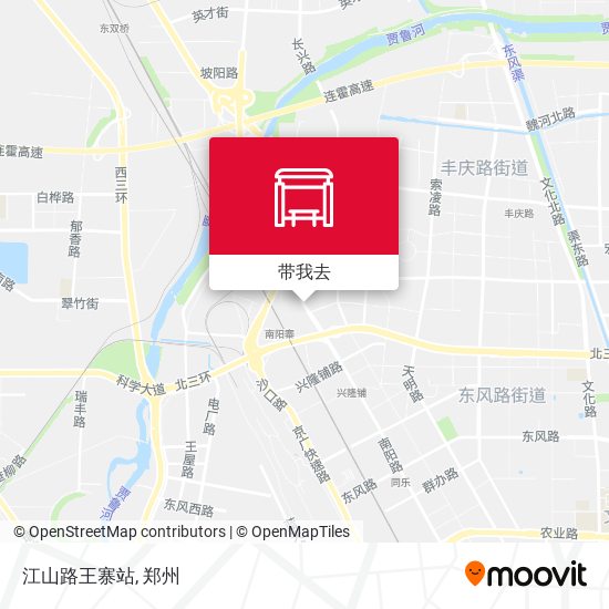 江山路王寨站地图