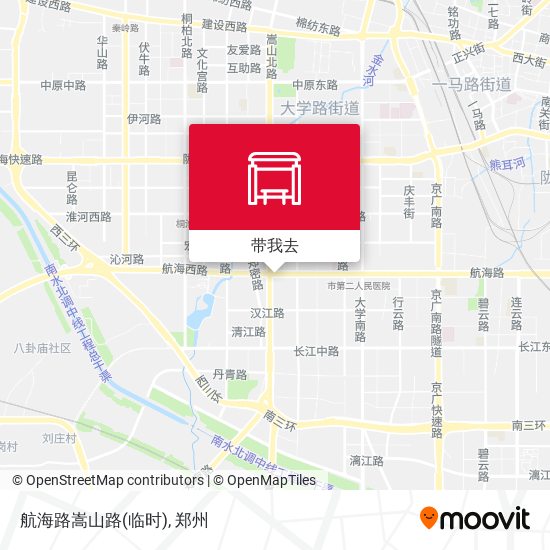 航海路嵩山路(临时)地图