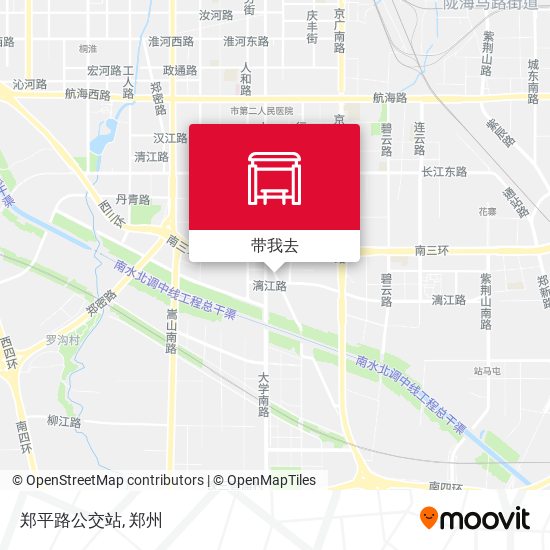 郑平路公交站地图