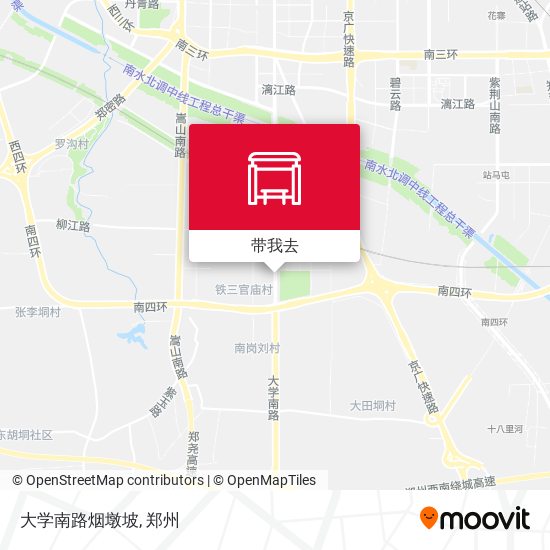大学南路烟墩坡地图