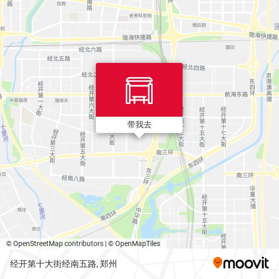 经开第十大街经南五路地图