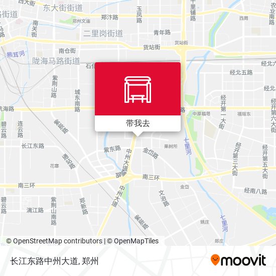 长江东路中州大道地图