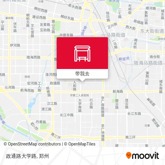 政通路大学路地图
