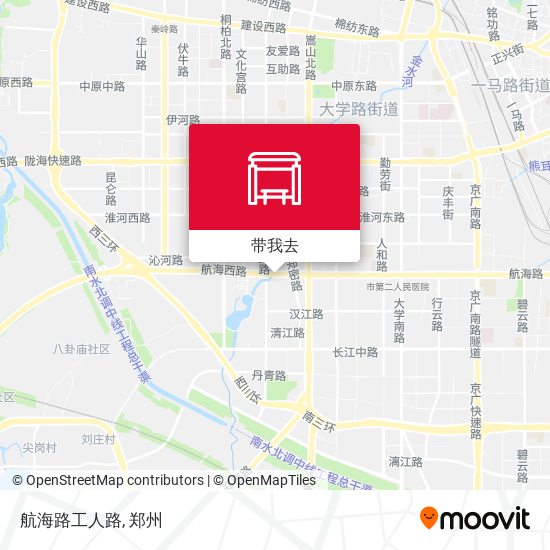 航海路工人路地图