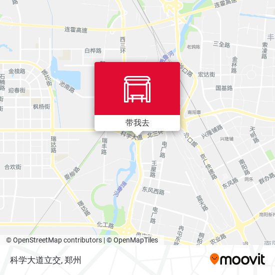 科学大道立交地图