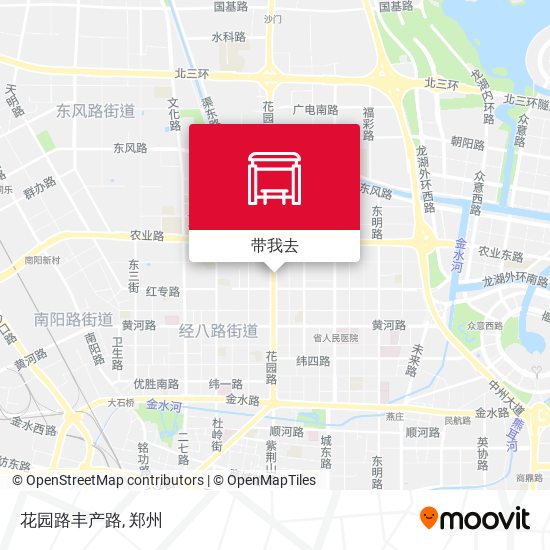 花园路丰产路地图