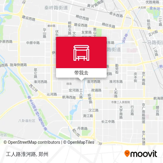 工人路淮河路地图