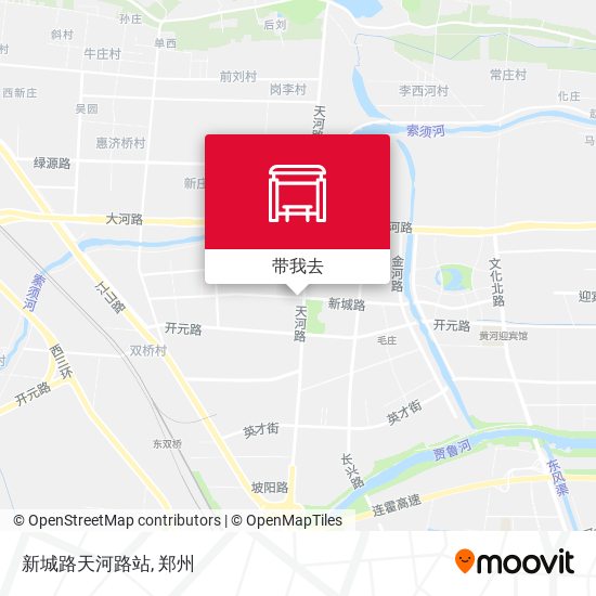 新城路天河路站地图