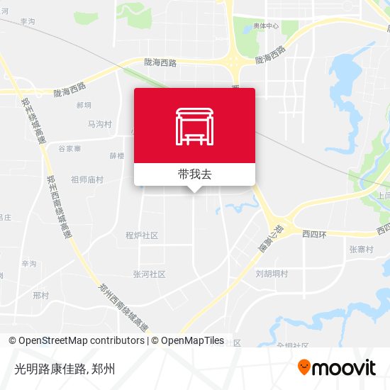 光明路康佳路地图