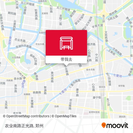 农业南路正光路地图