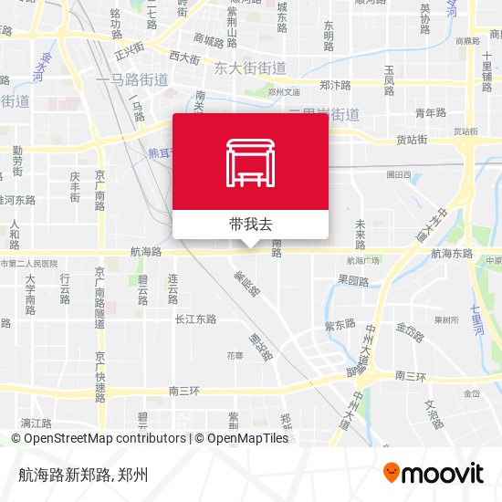 航海路新郑路地图