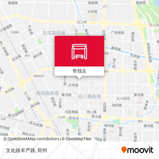 文化路丰产路地图