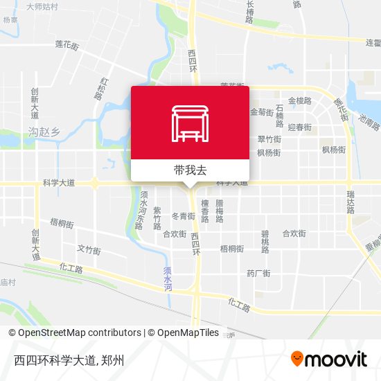 西四环科学大道地图