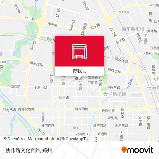 协作路文化宫路地图
